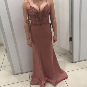 Floor length dress